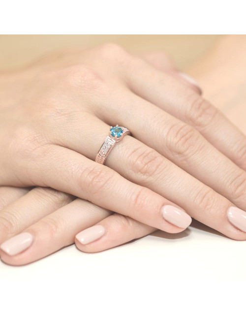 Pierscionek W0075-TOPAZ