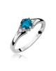 Pierscionek W0076-TOPAZ LONDON BLUE