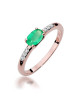 Pierscionek W077-SZMARAGD