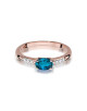Pierscionek W0077-TOPAZ LONDON BLUE