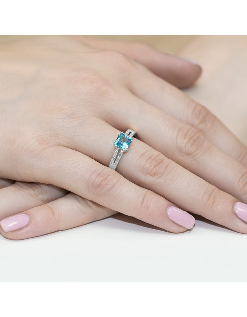 Pierscionek W0079-TOPAZ