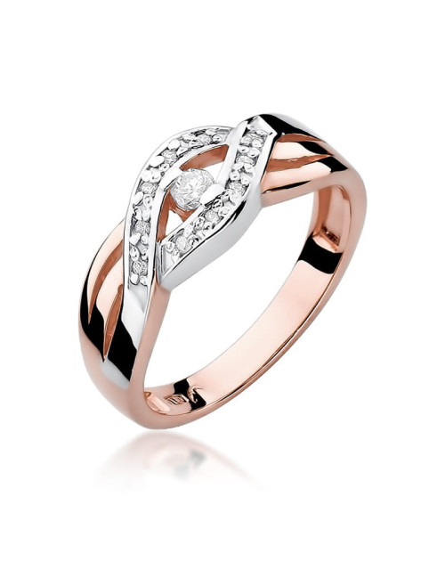 Pierscionek W083-0,10ct