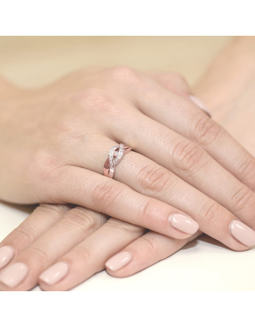 Pierscionek W083-0,10ct