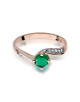 Pierscionek W084-SZMARAGD