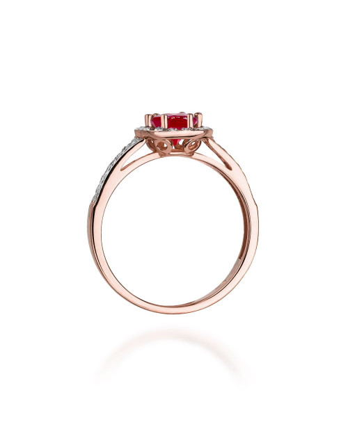 Pierscionek W0087-RUBIN