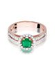 Pierscionek W087-SZMARAGD