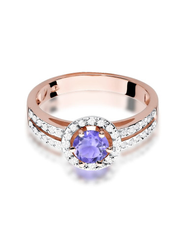 Pierscionek W0087-TANZANIT