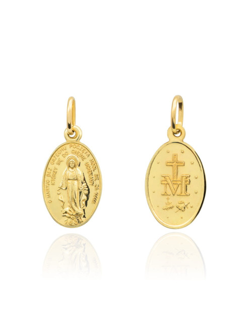 Cudowny Medalik zawieszka wisiorek mały pr.585 (Gramatura: 0.88)