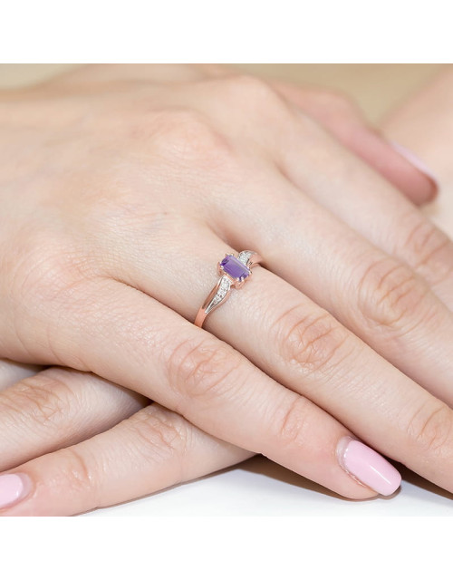 Pierscionek W0094-AMETYST