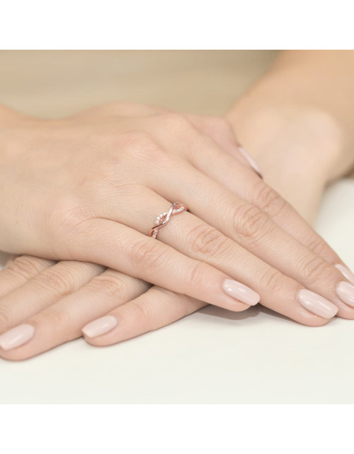 Pierscionek W096-0,07ct