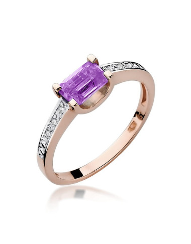 Pierscionek W0105-AMETYST