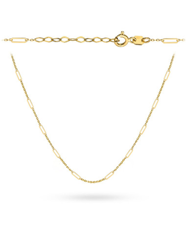 Naszyjnik złoty z ogniwami (Gramatura: 1.84)