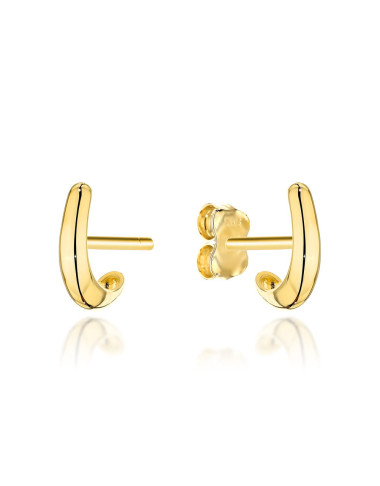 Kolczyki złote subtelnie zawinięte (Gramatura: 1.05)