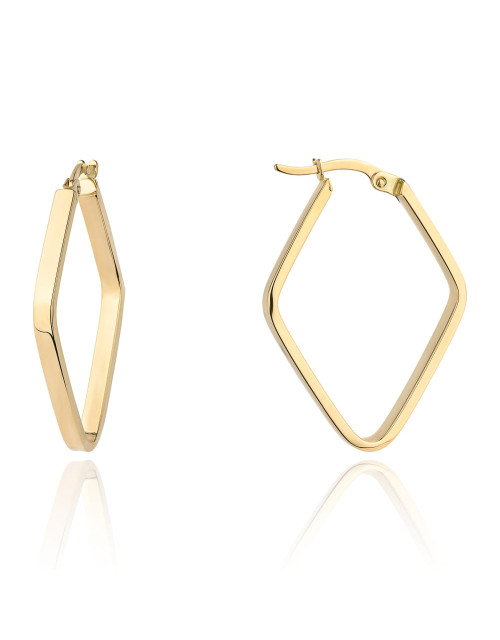 Kolczyki złote romby (Gramatura: 1.80)