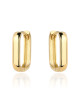 Kolczyki złote prostokątne na angielskim zapięciu (Gramatura: 1.83)