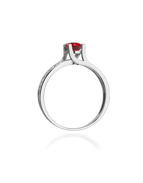 Pierscionek W0106-rubin