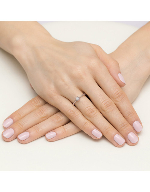 Pierscionek W111-0,10ct