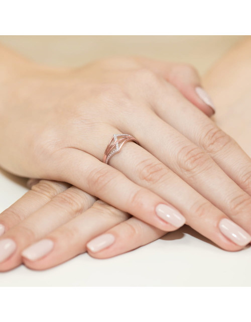 Pierscionek W114-0,03ct