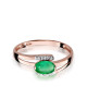Pierscionek W119-SZMARAGD