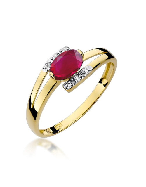 Pierscionek W0119-RUBIN