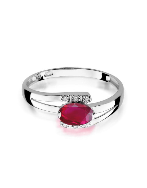 Pierscionek W0119-RUBIN