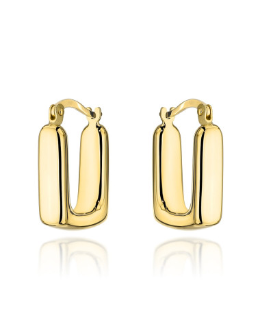 Kolczyki złote prostokątne (Gramatura: 2.00)