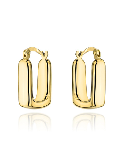 Kolczyki złote prostokątne (Gramatura: 2.00)