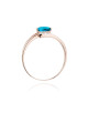 Pierscionek W0119-TOPAZ LONDON BLUE
