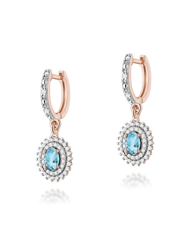 KOLCZYKI K0303 TOPAZ 1,0CT