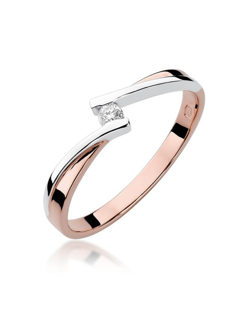 Pierscionek W137-0,04ct