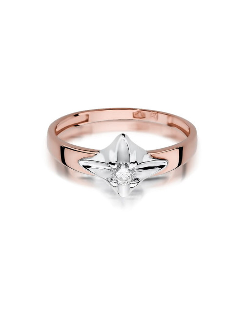 Pierscionek W155- 0,12ct