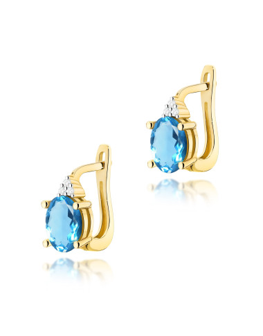 KOLCZYKI K0308, TOPAZ 1,8ct