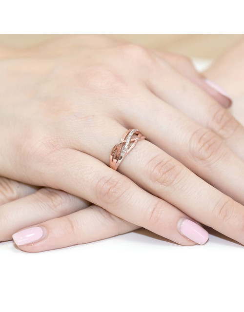 Pierscionek W157-0,10ct