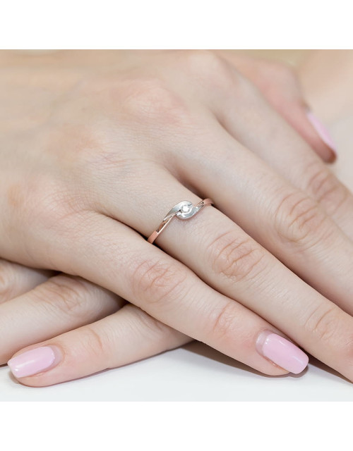 Pierscionek W158-0,05ct