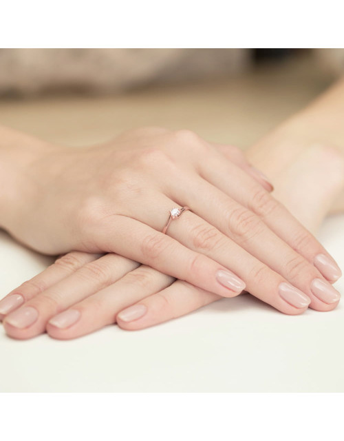 Pierscionek W163-0,10ct