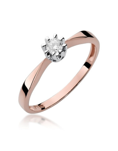 Pierscionek W173-0,15ct