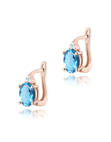 KOLCZYKI K0308 TOPAZ 1,8ct