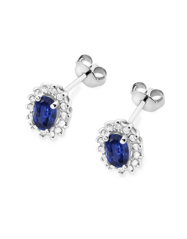 KOLCZYKI K0514, SZAFIR 1,4ct