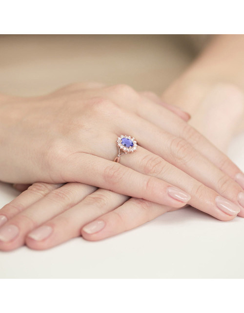 Pierścionek W0182-TANZANIT 0,7CT