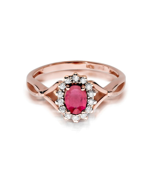 Pierscionek W0182-RUBIN