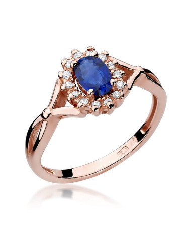 Pierscionek W0182-SZAFIR