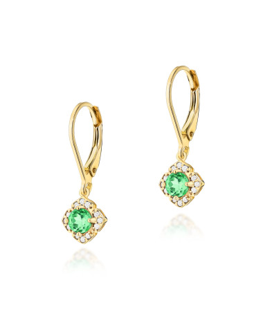 KOLCZYKI K0571, SZMARAGD 0,60ct