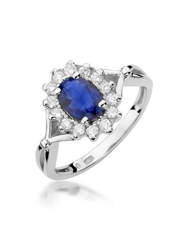 Pierscionek W0182-SZAFIR