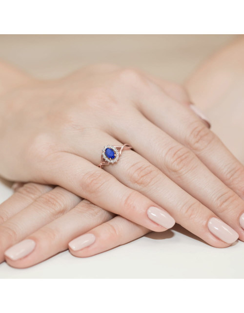 Pierscionek W0182-SZAFIR