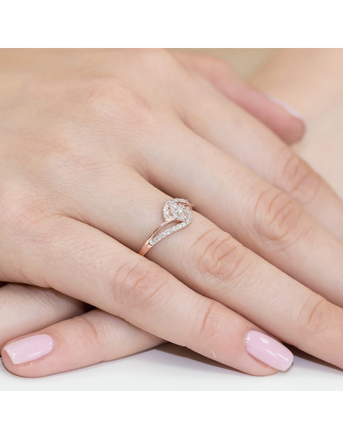 Pierscionek W184-0,17ct