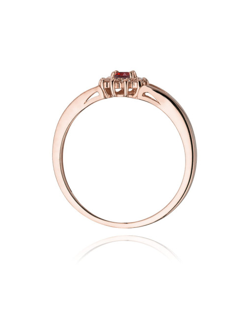 Pierscionek W0185-RUBIN