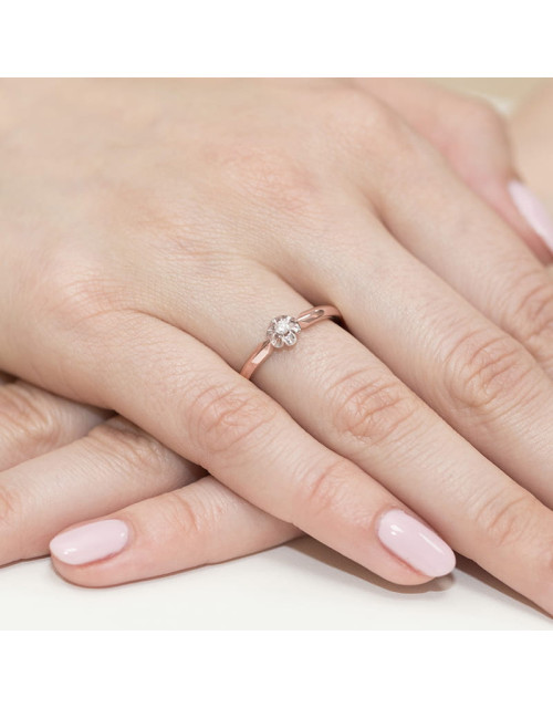 Pierscionek W187-0,04ct