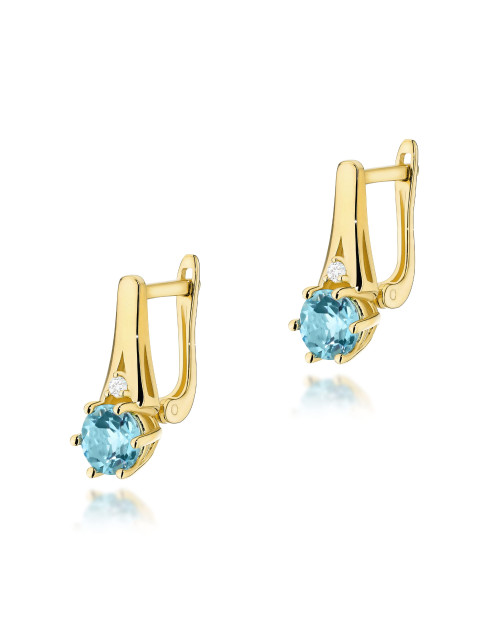 KOLCZYKI K0572, TOPAZ 1,0ct