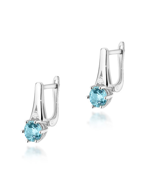 KOLCZYKI K0572, TOPAZ 1,0ct