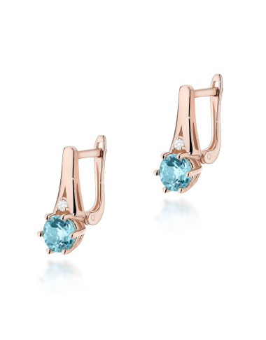 KOLCZYKI K0572, TOPAZ 1,0ct